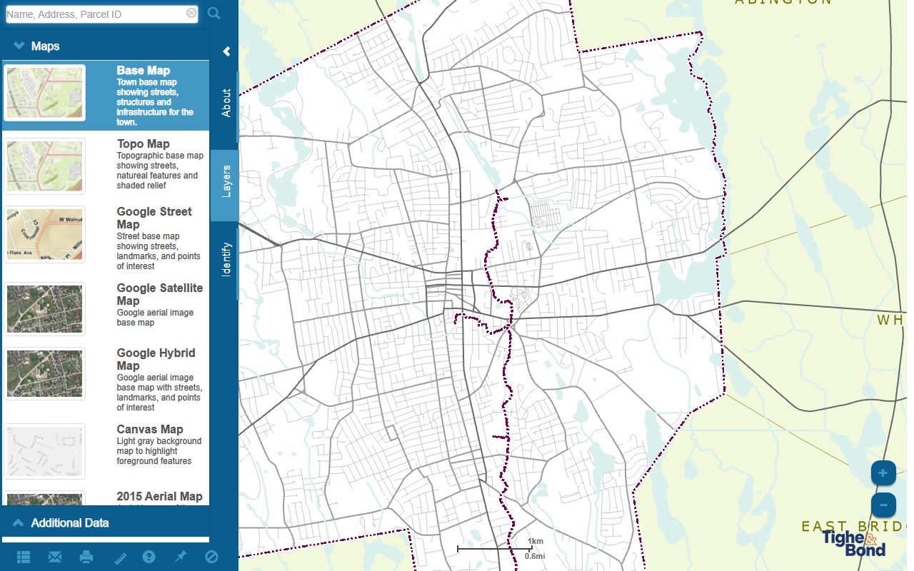 Brockton property records GIS portal